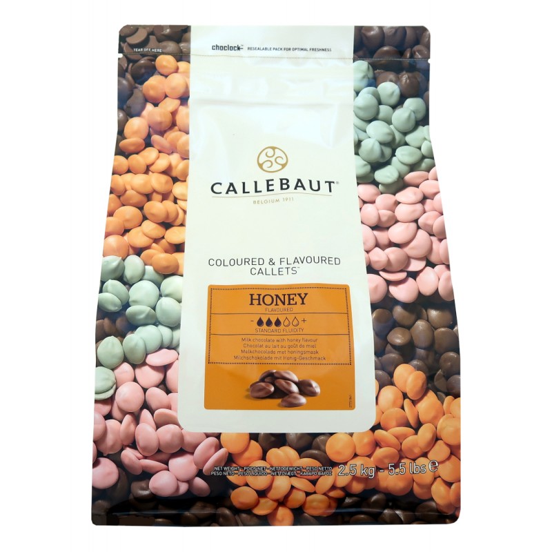 Medová čokoláda Callebaut - balení 2,5 kg