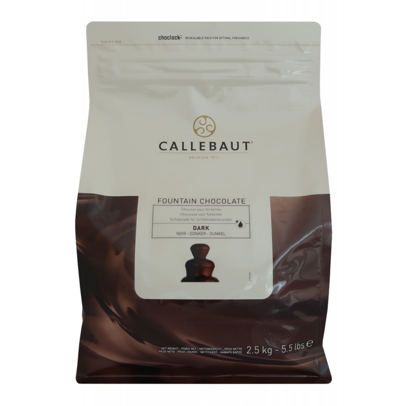 Hořká belgická čokoláda Callebaut - balení 2,5 kg